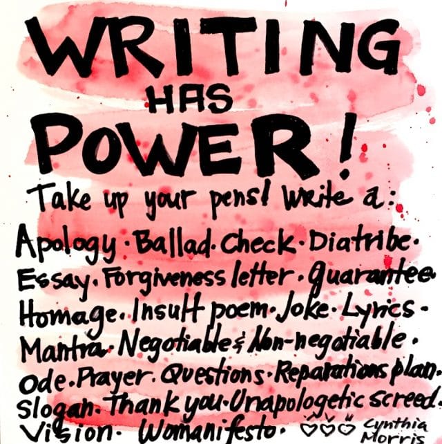 writing has power to help be antiracist