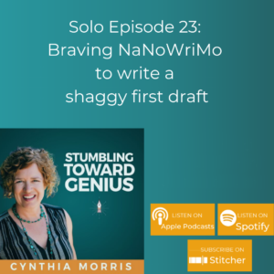NaNoWriMo Stumbling Toward Genius podcast