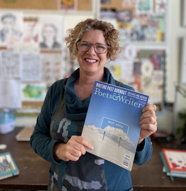 Poets & Writers Cynthia Morris illustration 