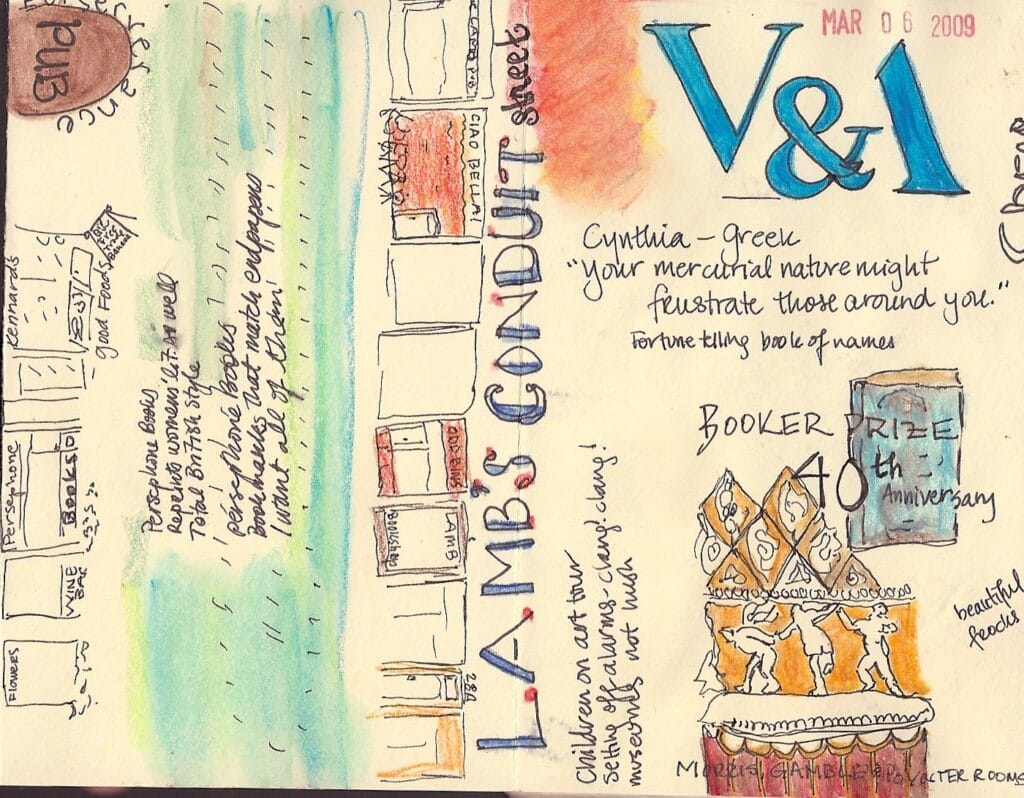 Cynthia Morris sketchbook 