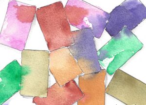 Cynthia Morris watercolor painting rectangles QEC coach 