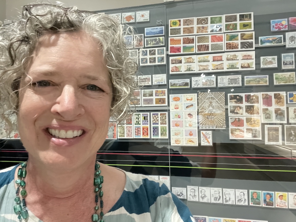 Cynthia Morris at Postal Museum in Paris